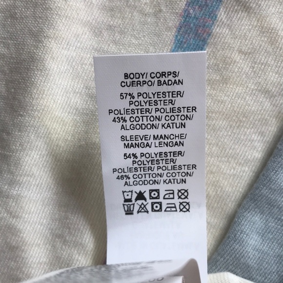 ☮️ HP ☮️ NWT Lucky Brand Woodstock raglan top - Picture 4 of 8